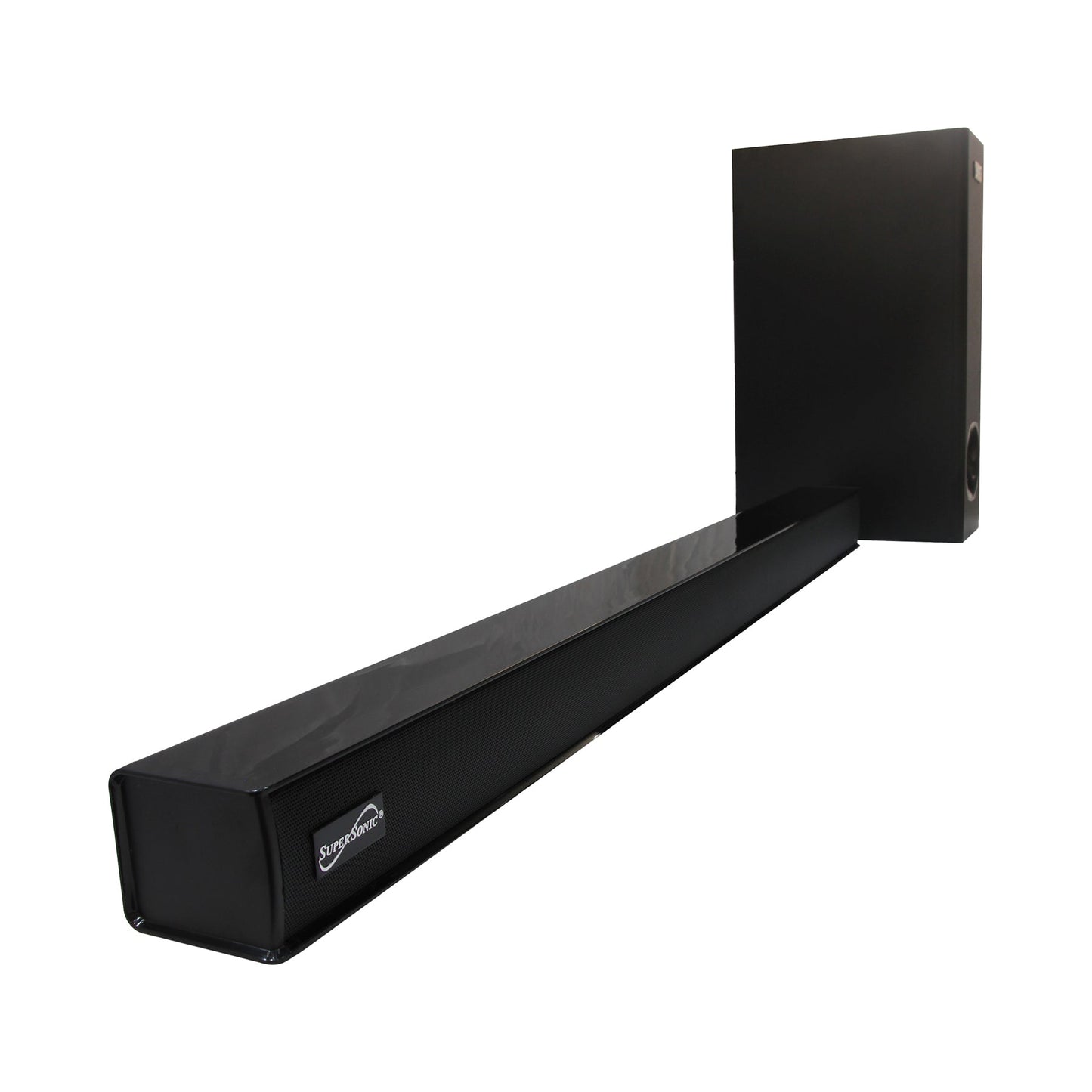 Supersonic 35" Optical Bluetooth Soundbar and Subwoofer with Large LED Display (SC-1422SBW)