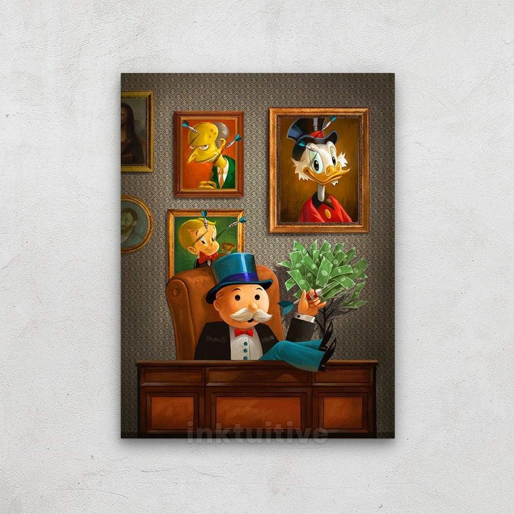 ‘Idols Vs Rivals' Motivational Canvas Art