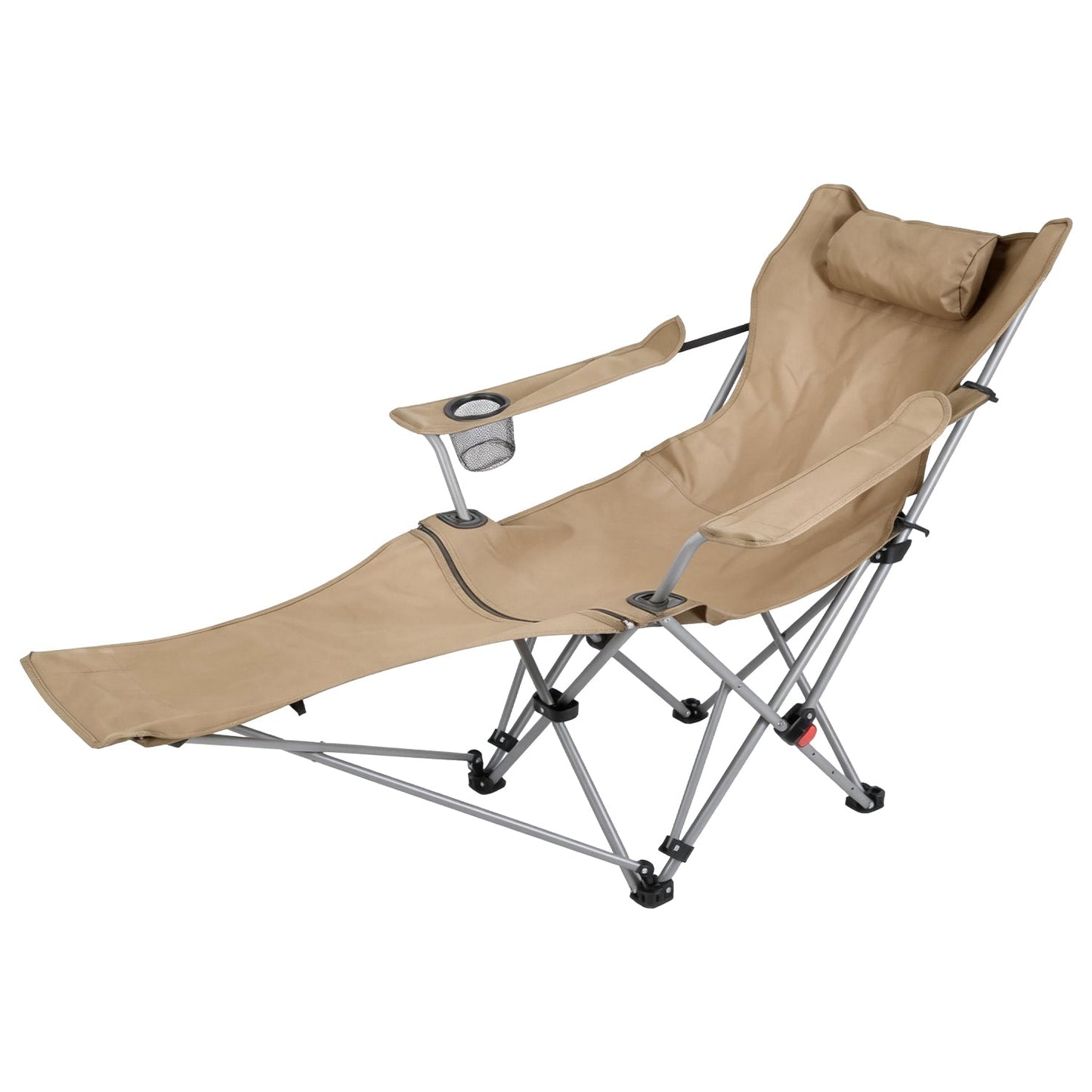 Reclining Camping Chair with Footrest