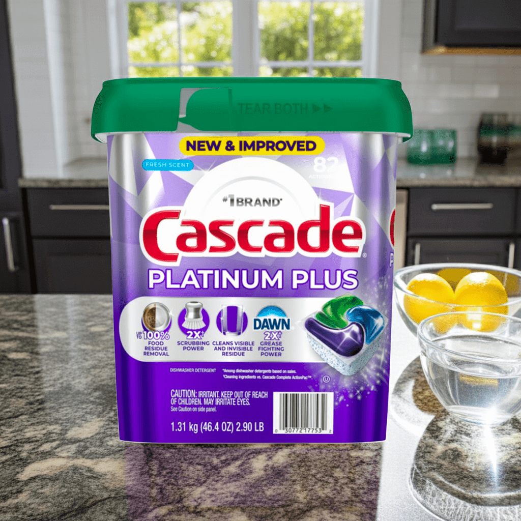 Cascade Platinum Plus Dishwasher Detergent Pods 82 Count