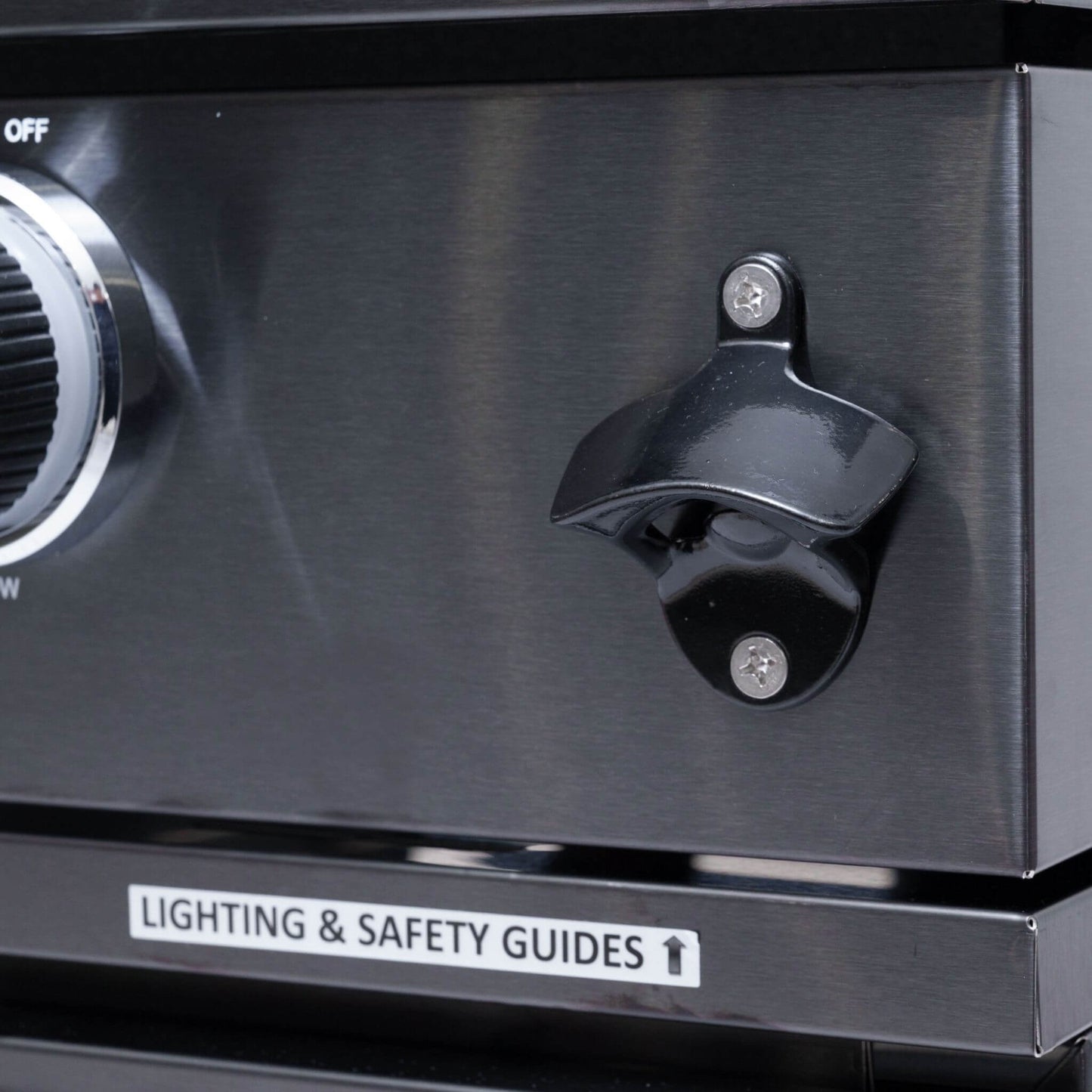 Black Stainless Steel 6-Burner Gas Grill