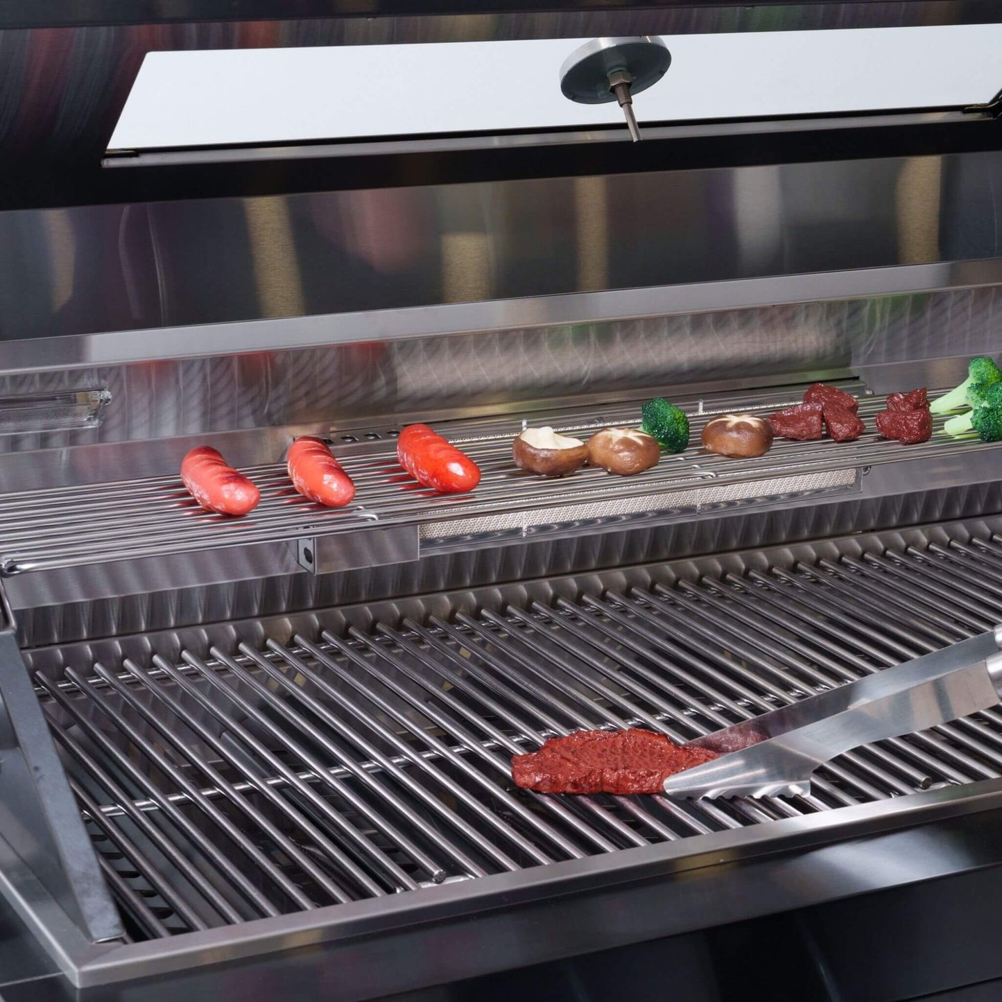 Black Stainless Steel 6-Burner Gas Grill