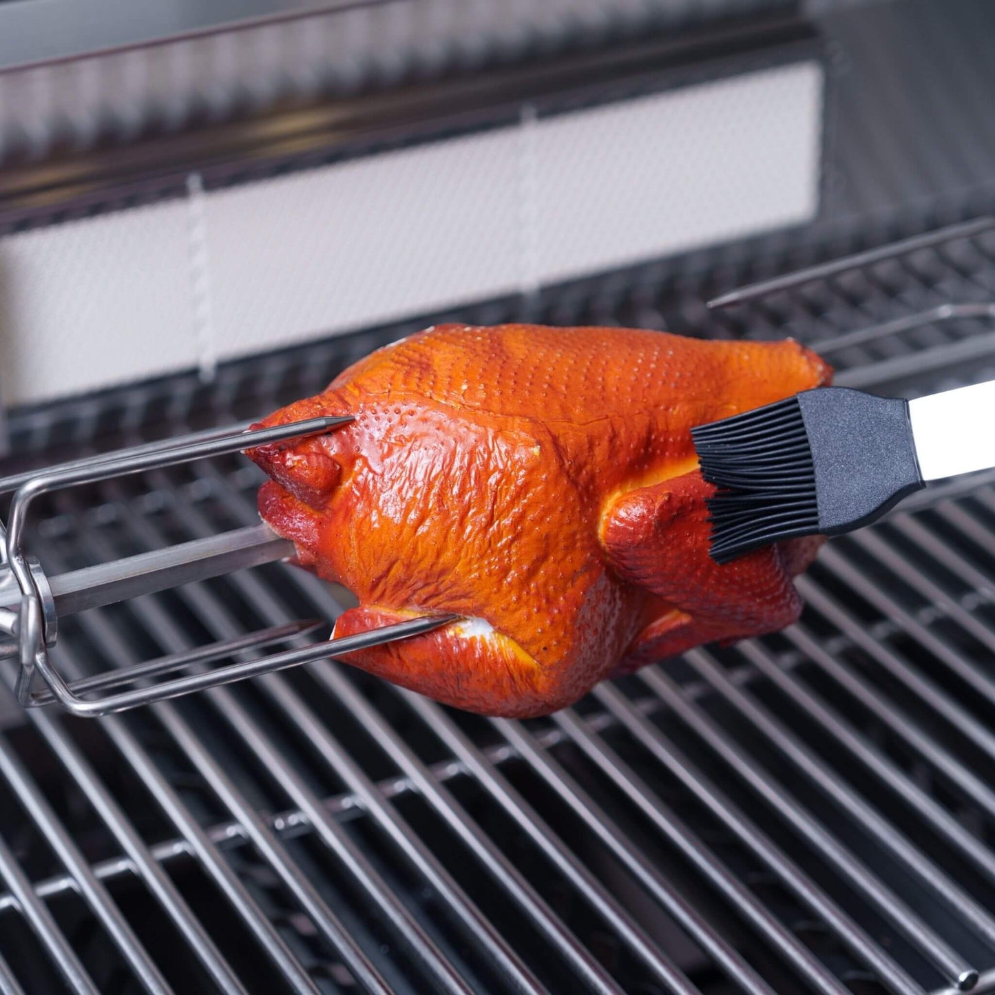 Black Stainless Steel 6-Burner Gas Grill