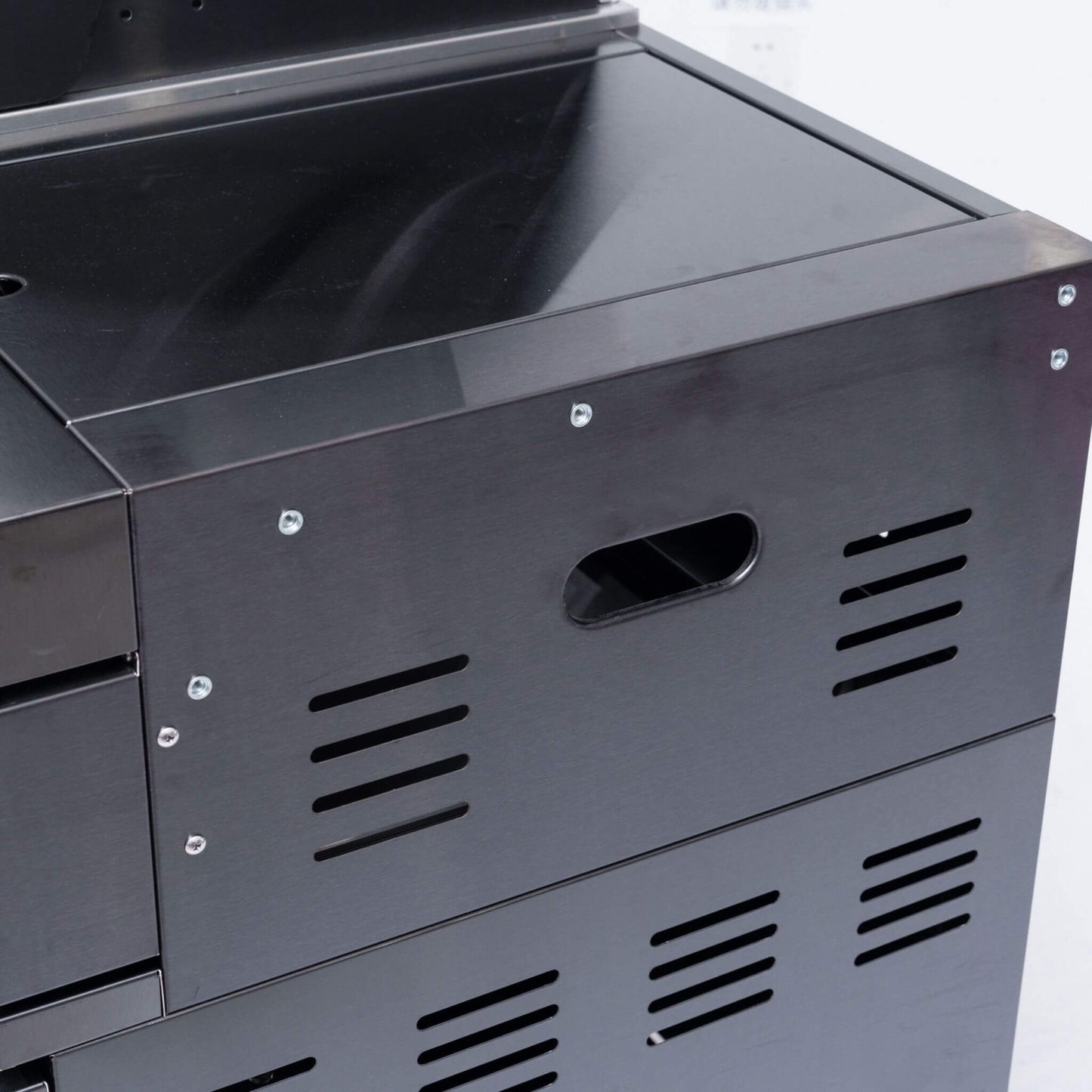 Black Stainless Steel 6-Burner Gas Grill