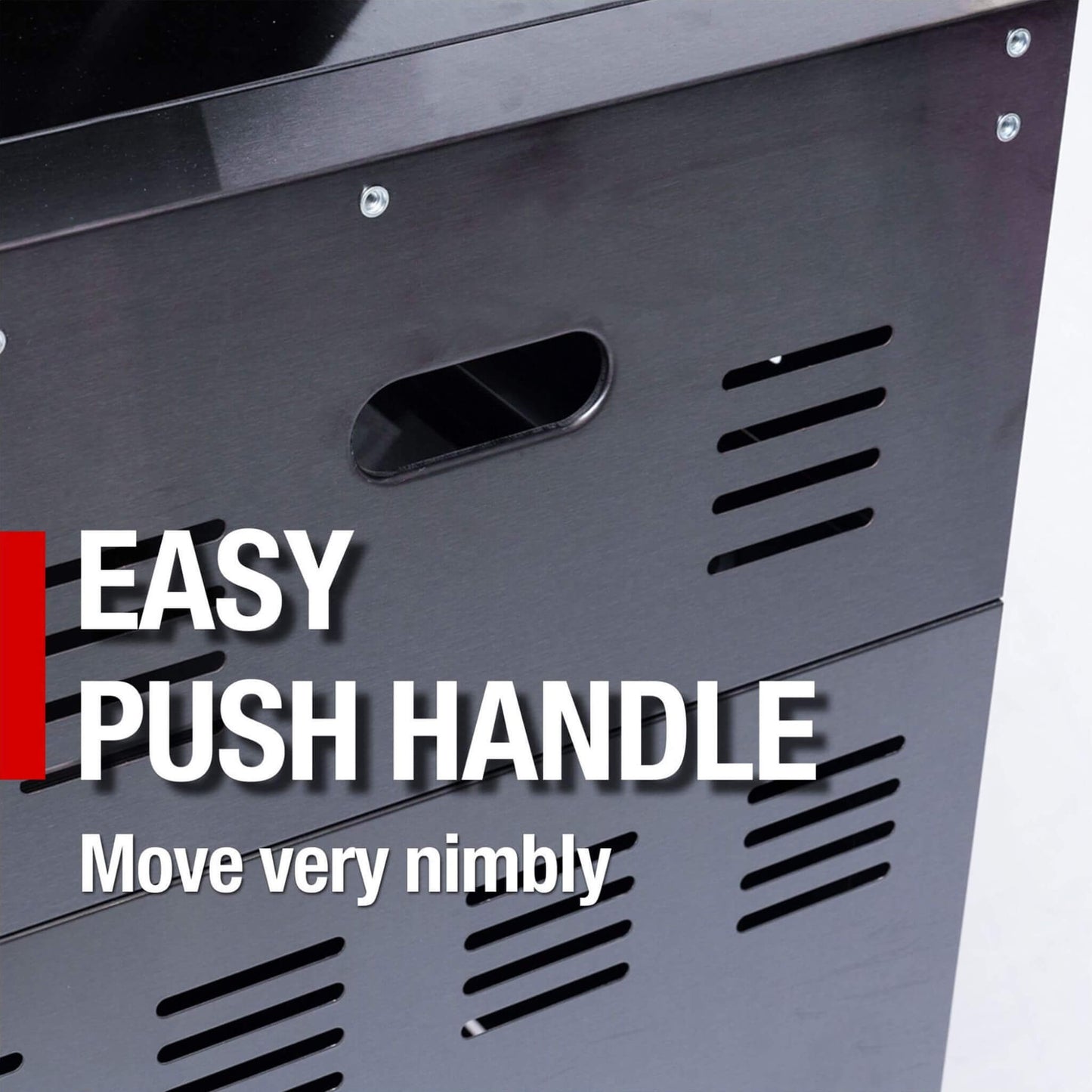 Black Stainless Steel 6-Burner Gas Grill