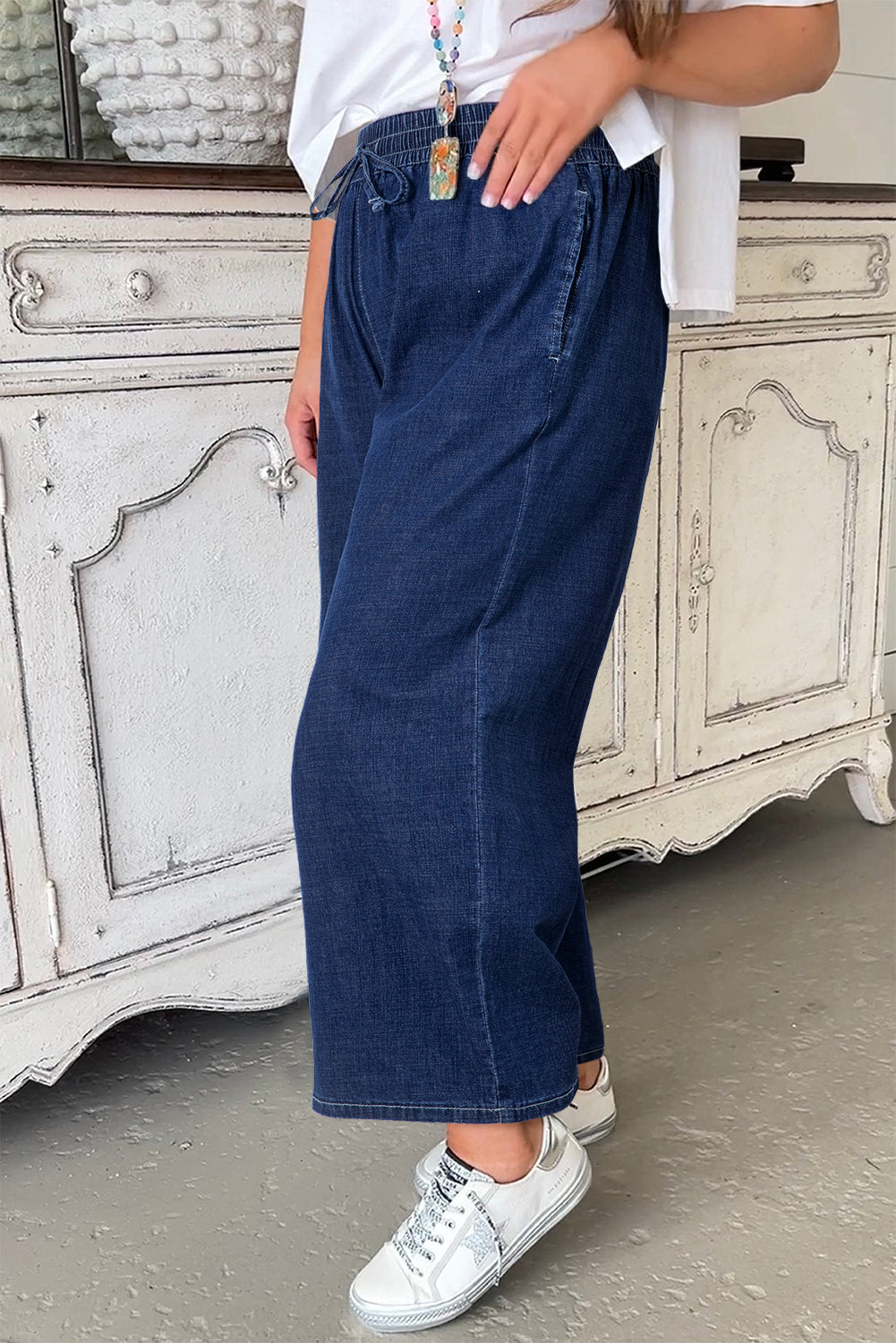 Analeia Wide Leg Casual PLUS Jeans