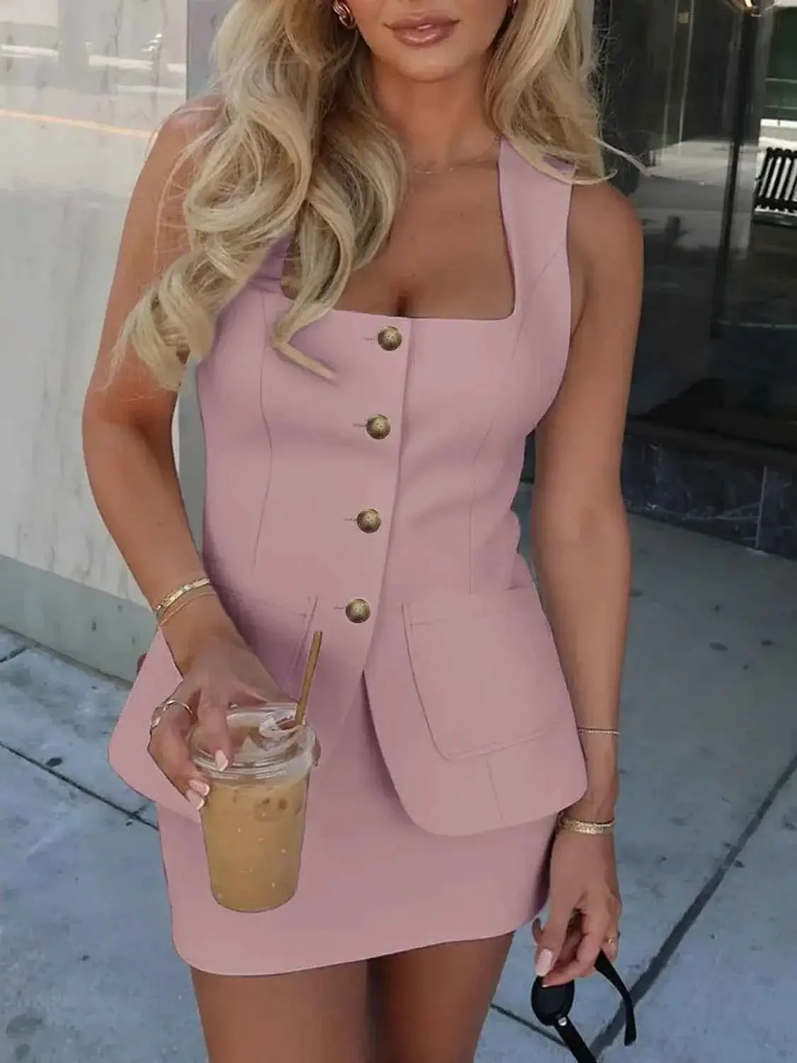 Tank and Skirt Set for Modern Women