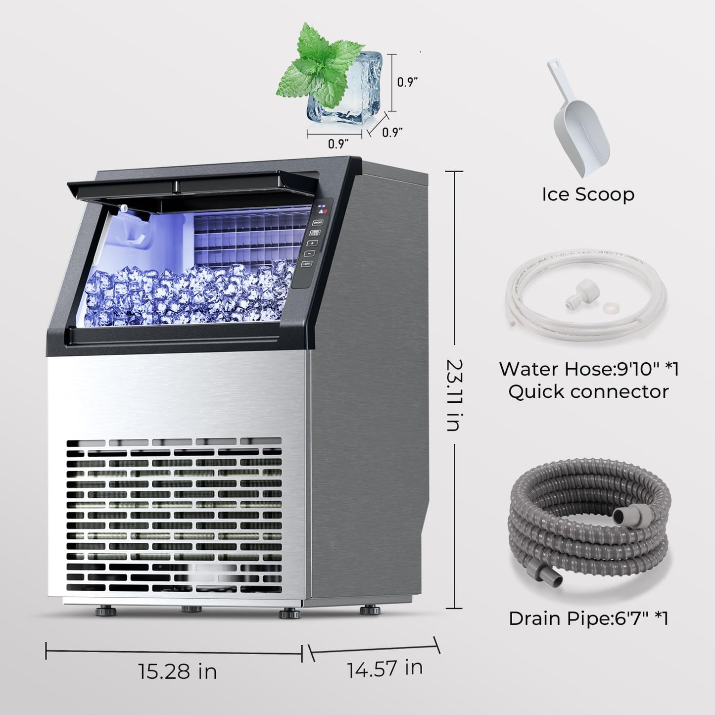 Commercial Ice Maker 80 lbs\66 lbs
