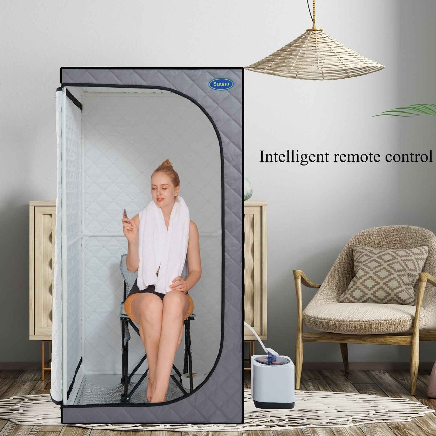 Portable Grey Mini Plus Style Steam Sauna