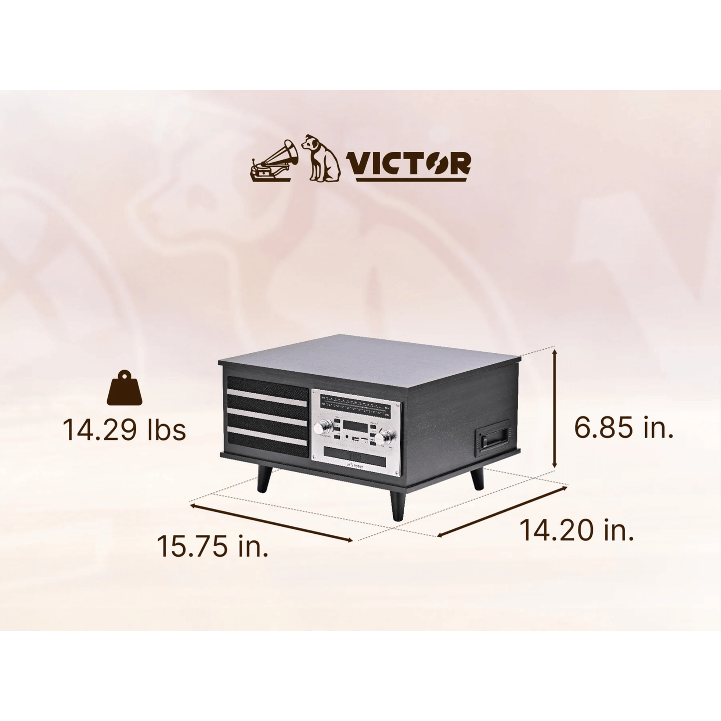 Victor Monroe 8-in-1 Music Center