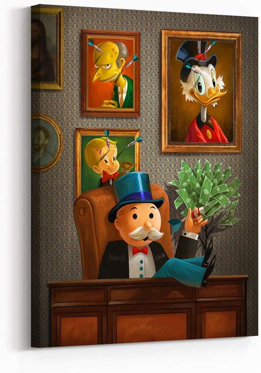 ‘Idols Vs Rivals' Motivational Canvas Art