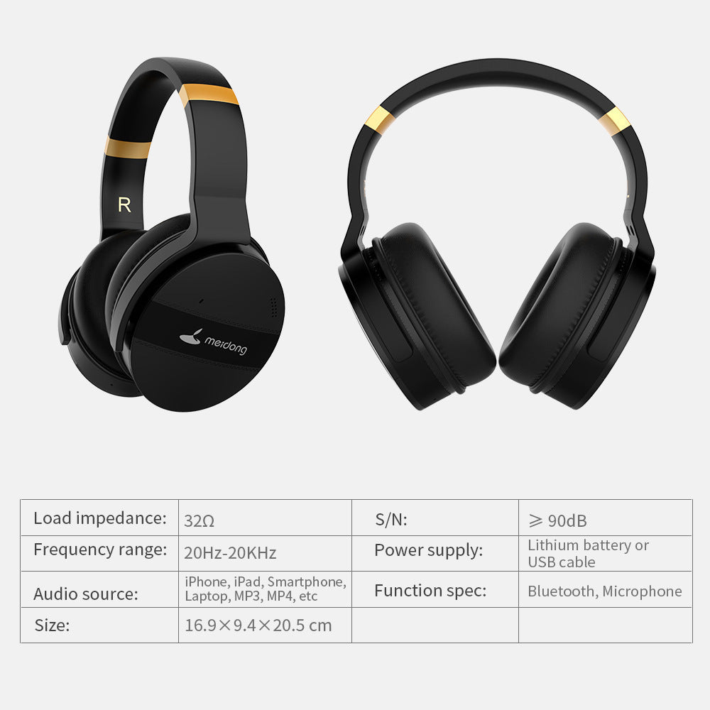 Noise Canceling Headphones Mobile Bass Gaming Wireless
