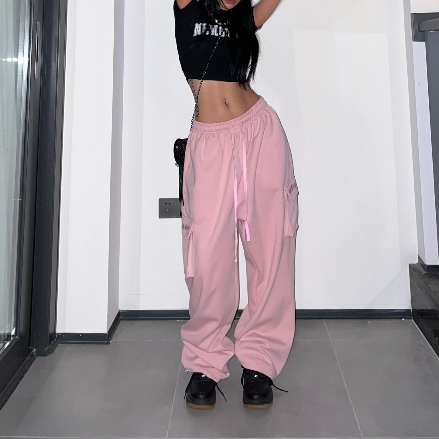 Women Loose Jazz Hip-hop Trousers for Casual Sportswear