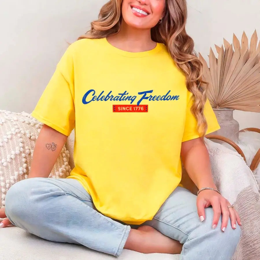 Celebrating Freedom Since 1776 Patriotic Tee