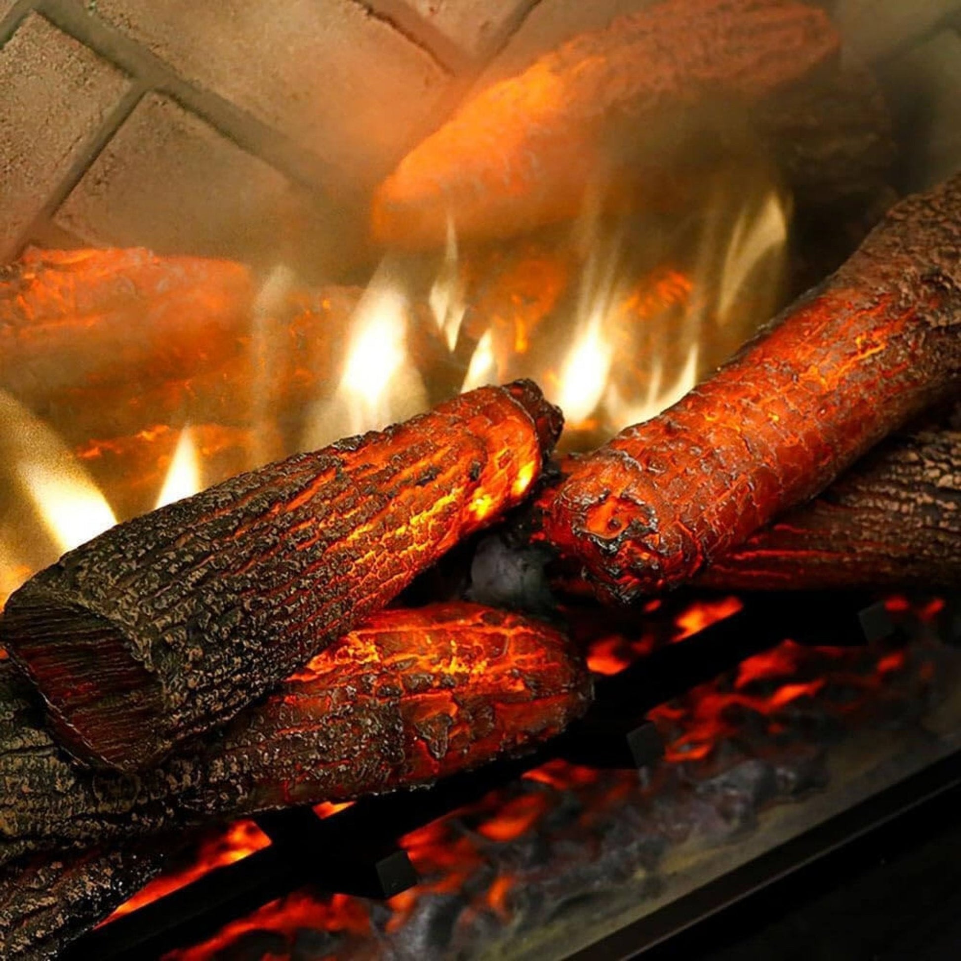 Dimplex Herringbone Brick Built-In Electric Firebox