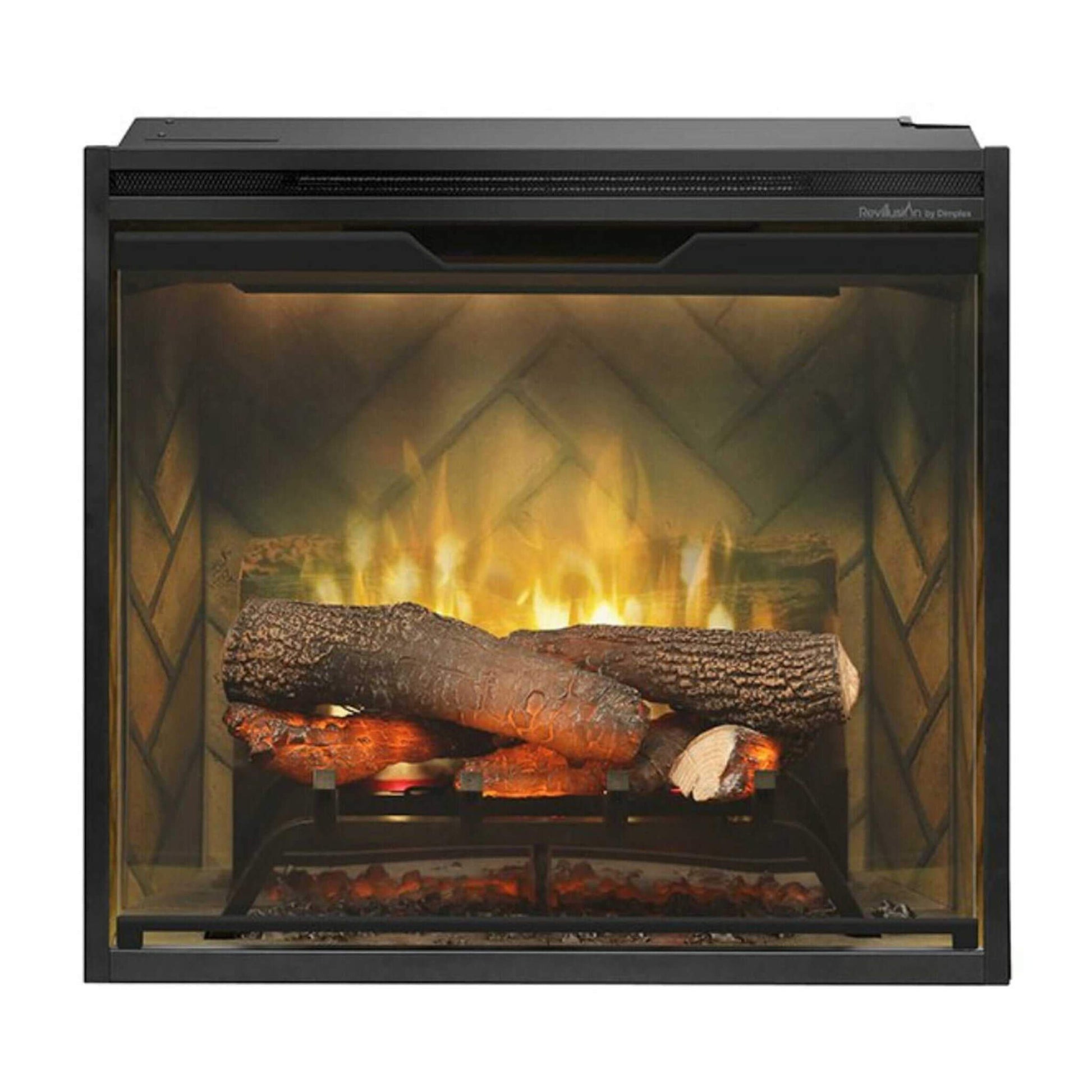 Dimplex Herringbone Brick Built-In Electric Firebox