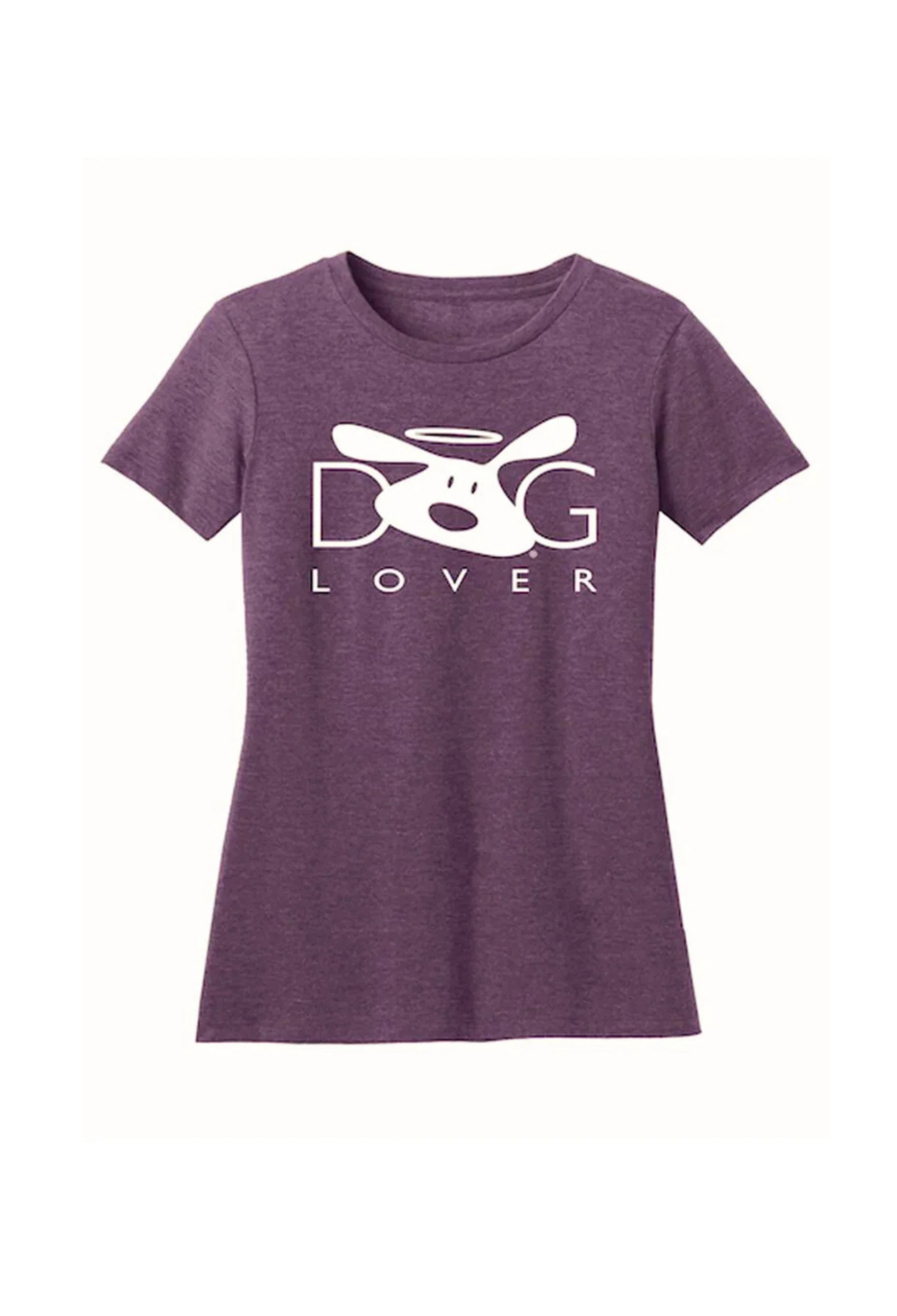 T-shirt: Dog Lover (Plum) - Celebrate Your Furry Friend!