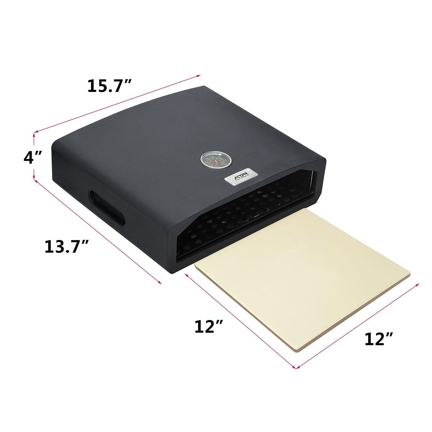 Portable Outdoor Pizza Oven – Gas Stove Top with Stone Included