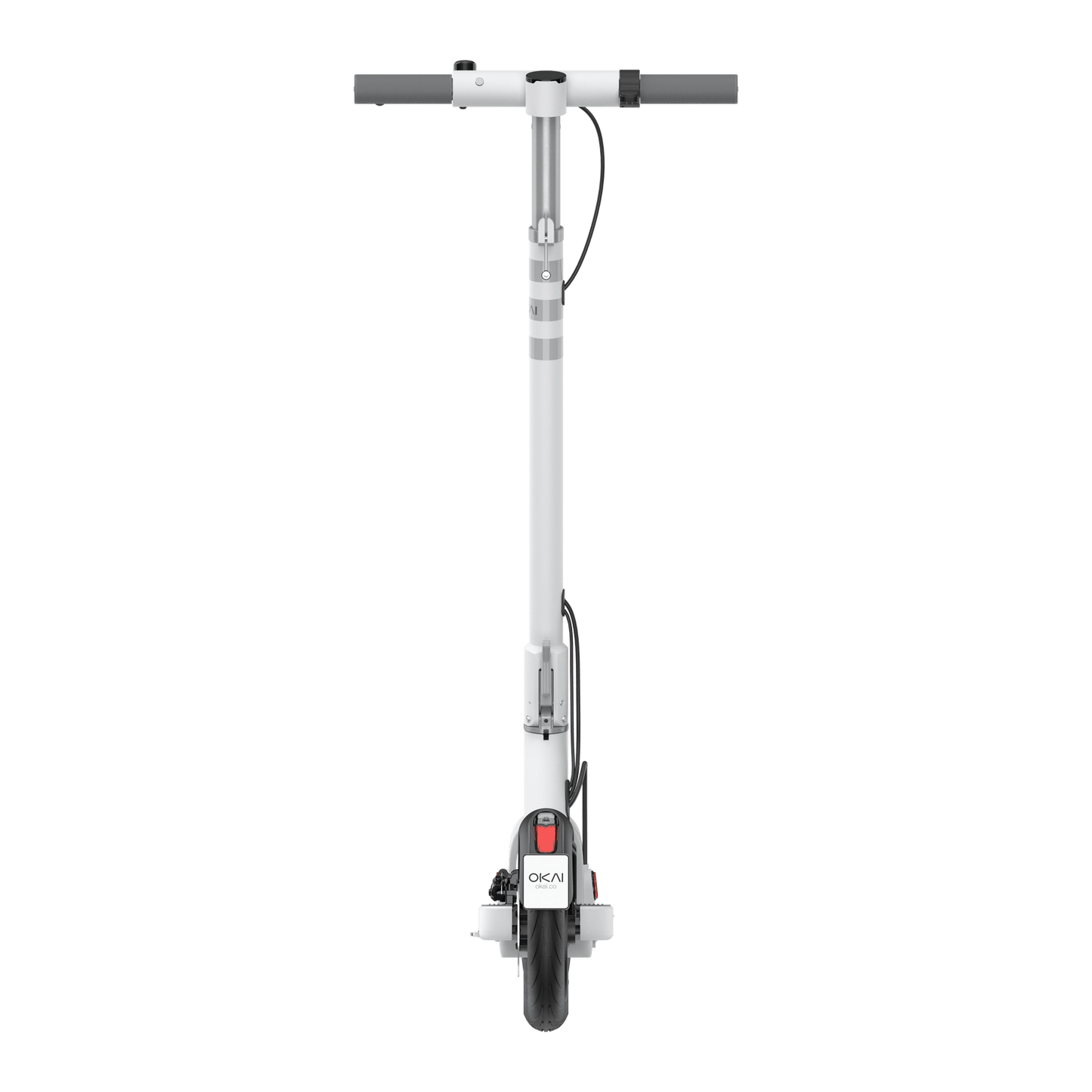 Foldable Electric Scooter w/18.6 Miles Max Operating Range & 15.5 mph Max Speed - White