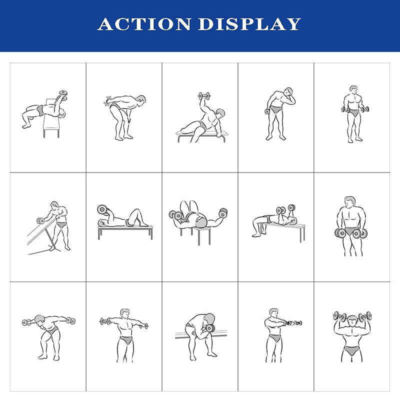 Octagon Dumbbell for Commercial & Household Fitness Usage