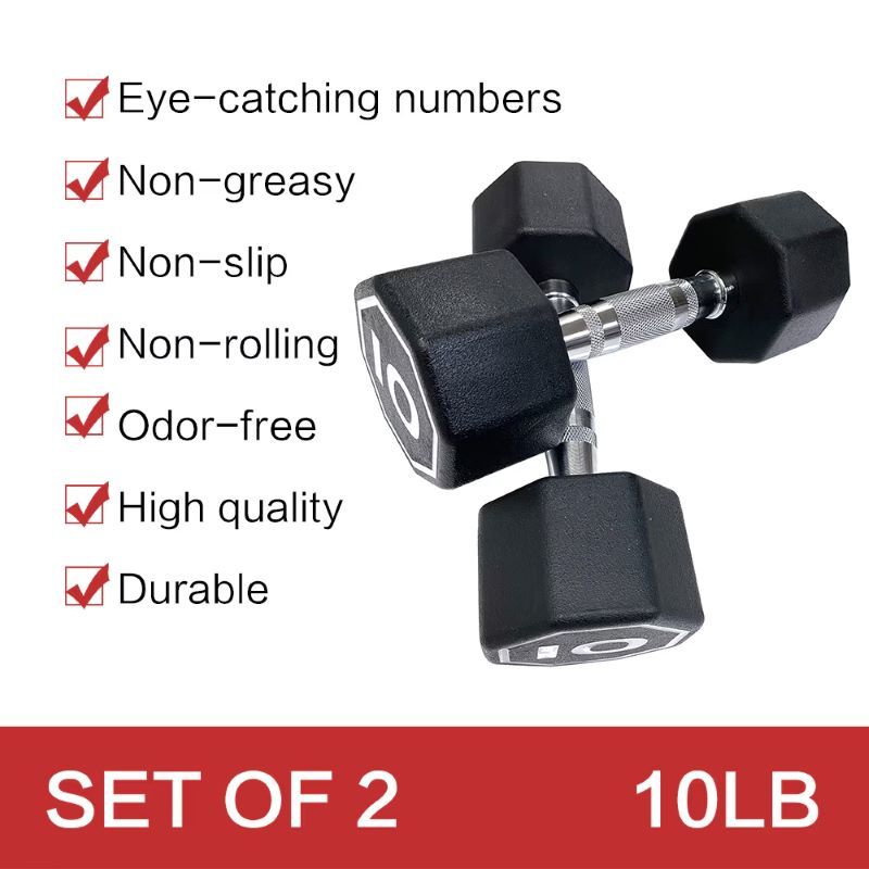 Octagon Dumbbell for Commercial & Household Fitness Usage