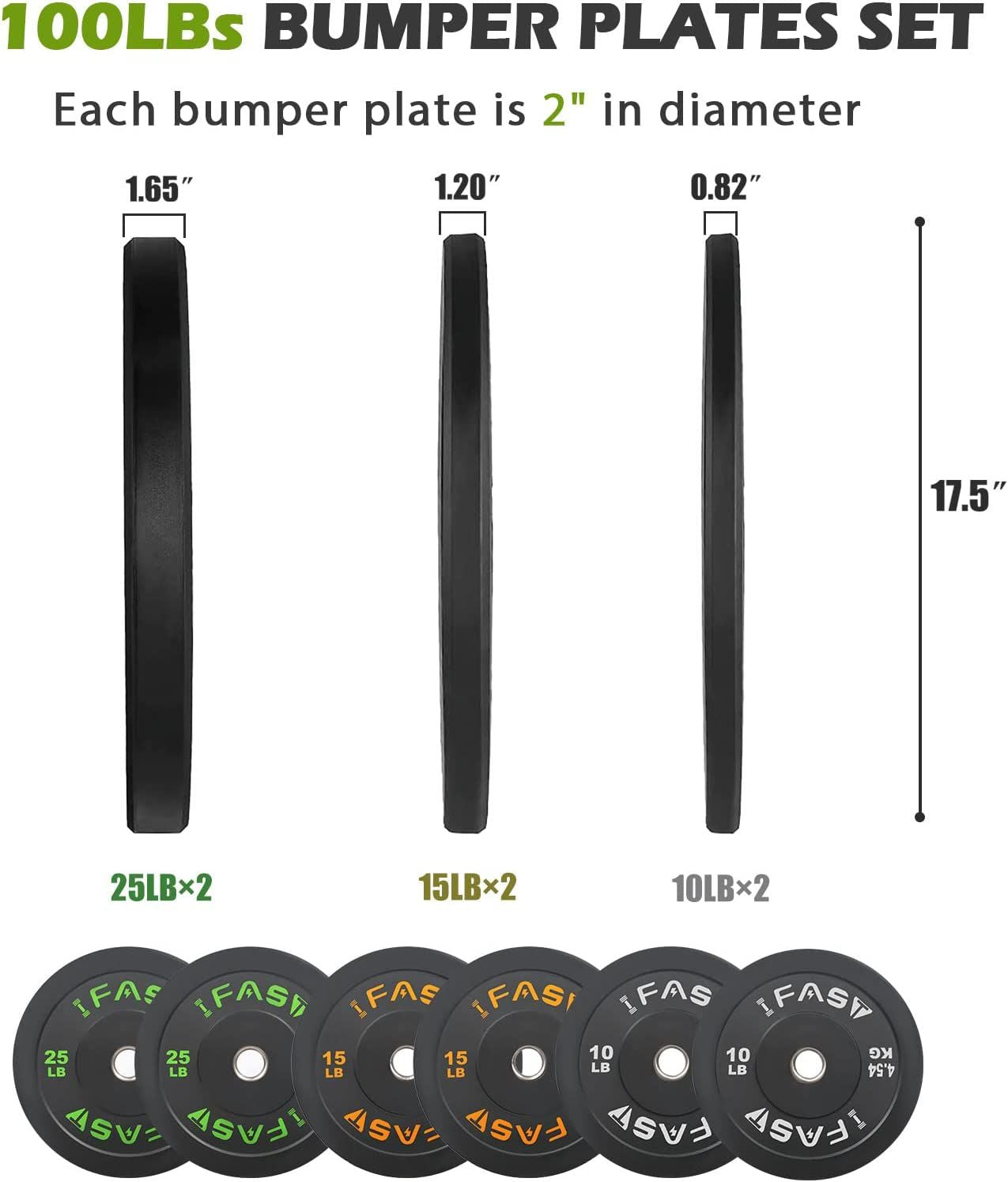 100lb Green Home Gym Set Multi-functional Power Cage