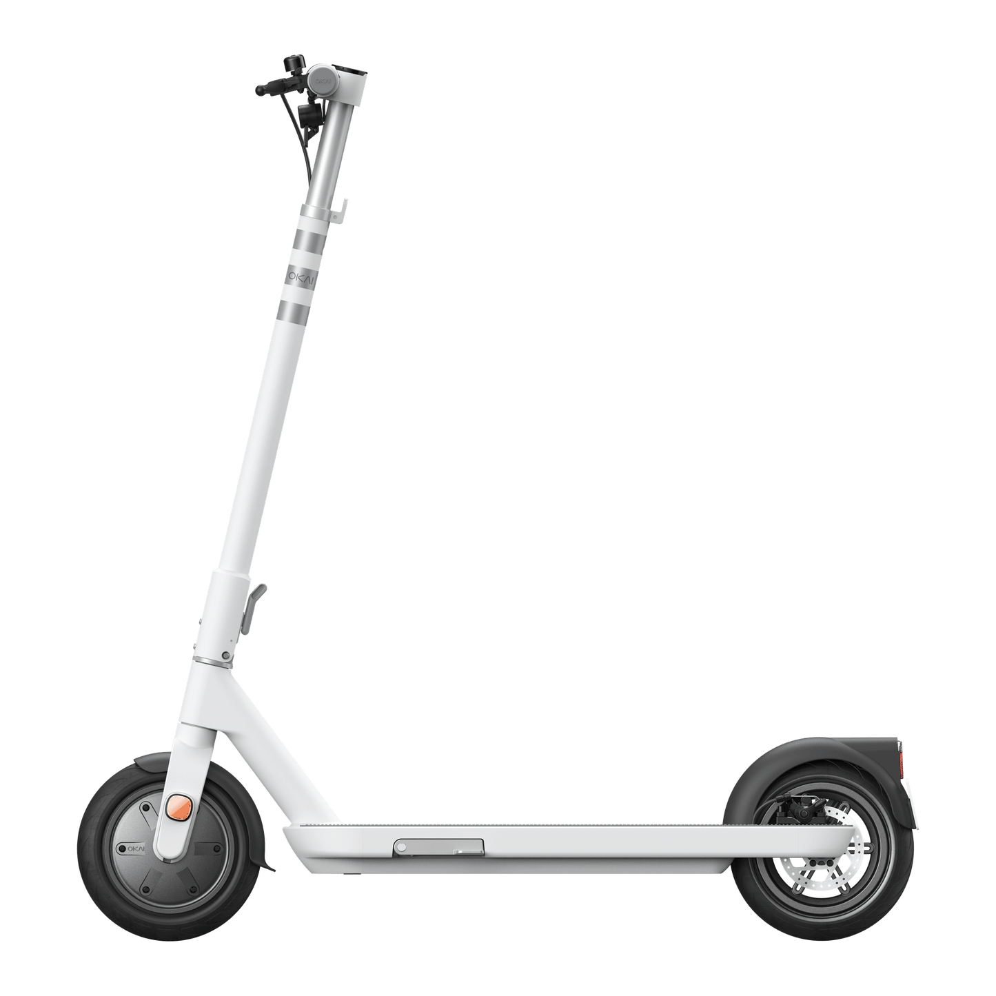 Foldable Electric Scooter w/18.6 Miles Max Operating Range & 15.5 mph Max Speed - White