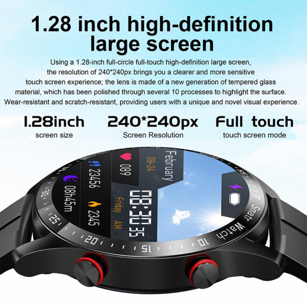 New ECG+PPG Bluetooth Call Smart Watch Men Smart Clock Sports Fitness Tracker