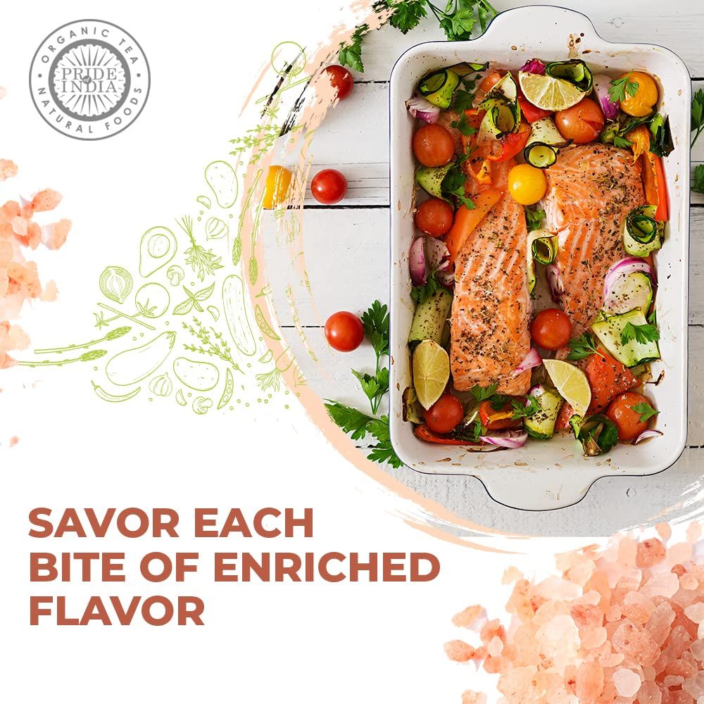 Pride Of India - Pure Himalayan Pink Salt - Enriched w/ 84+ Natural Minerals