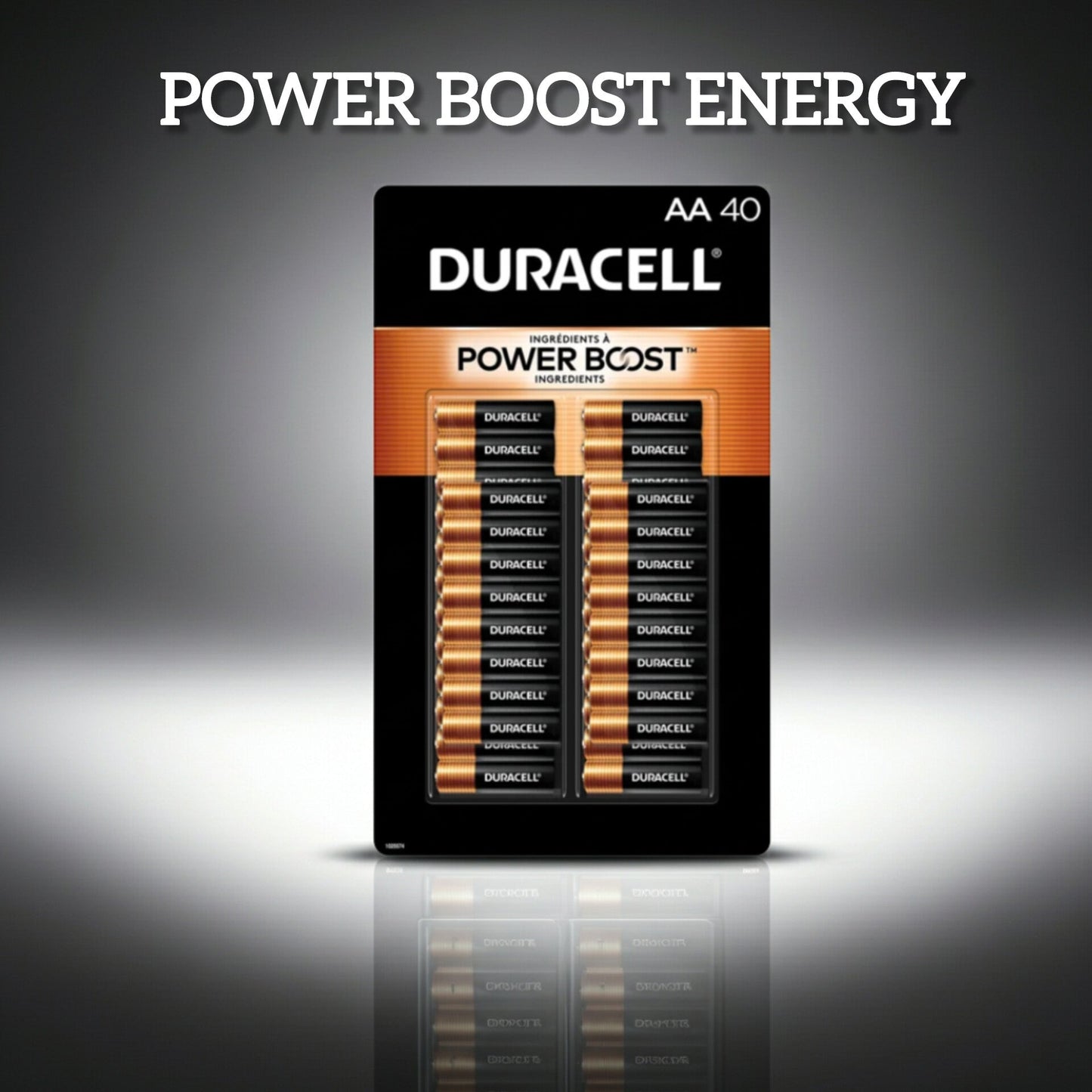 Duracell AA Batteries Long-Lasting Alkaline Power Boost Pack 40 Count