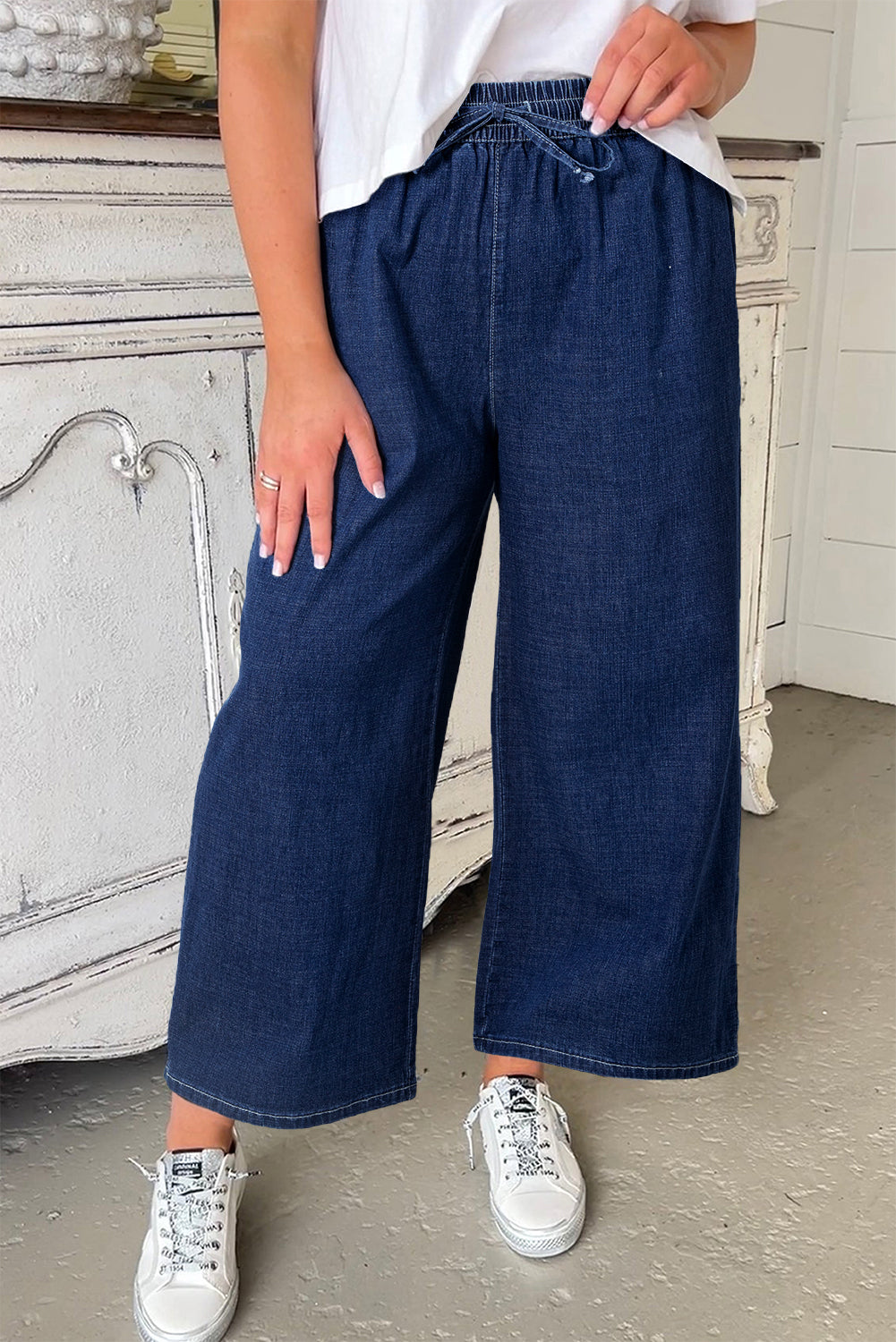 Analeia Wide Leg Casual PLUS Jeans