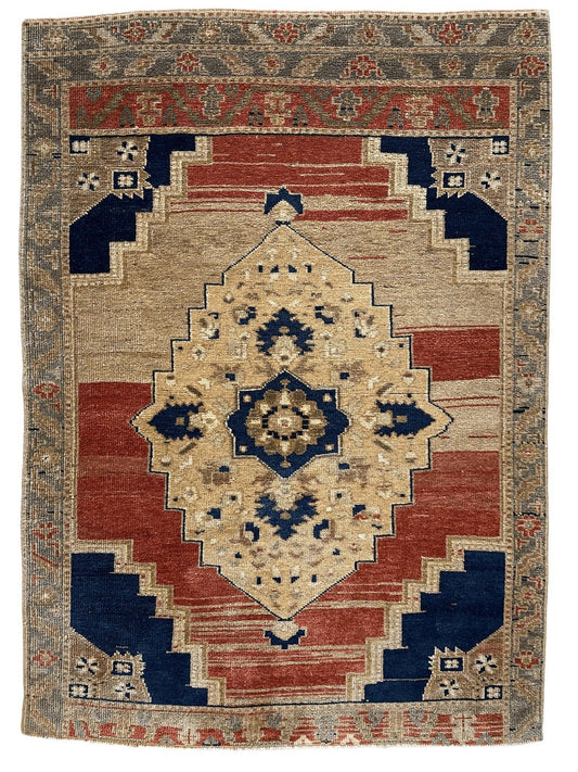 Exquisite handmade oushak rug 3'7''x5'
