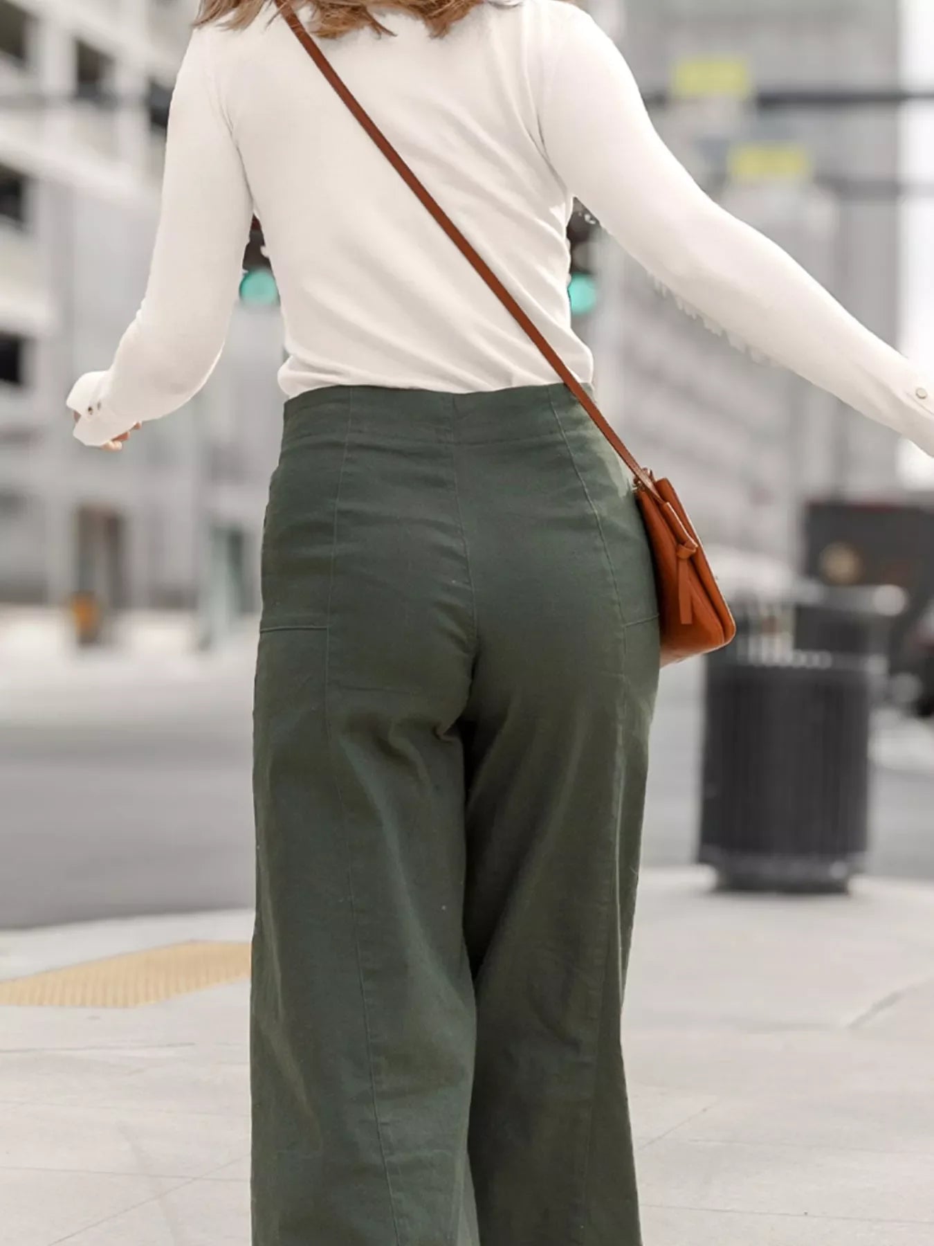 Decor Button Long Sleeve Knit Top