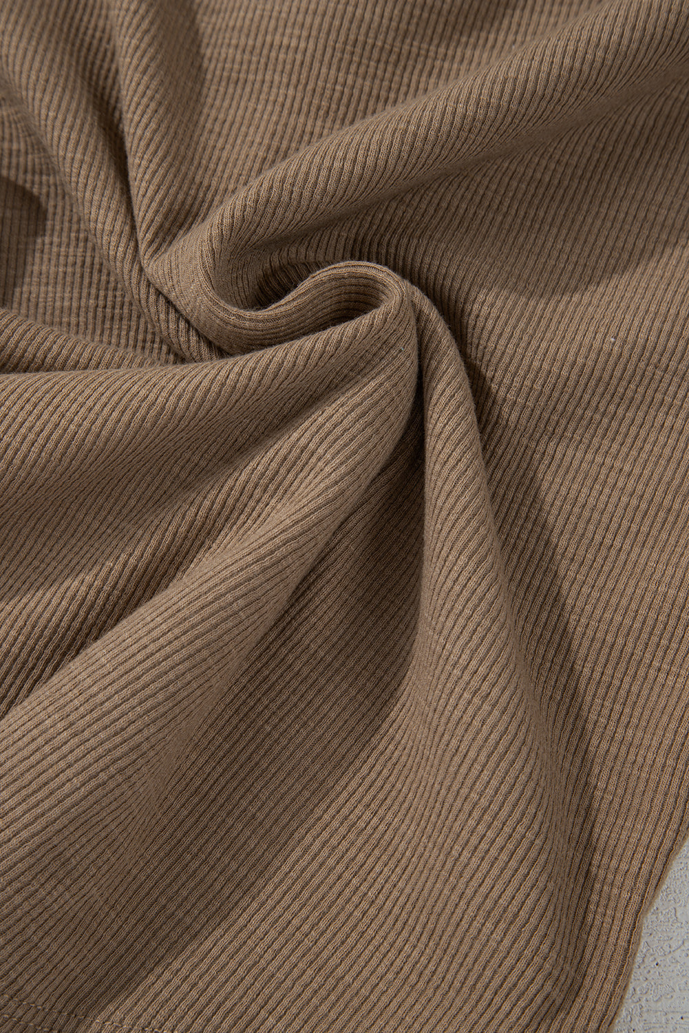 Khaleesi anglaise Broider Ribbed Long Sleeve Top