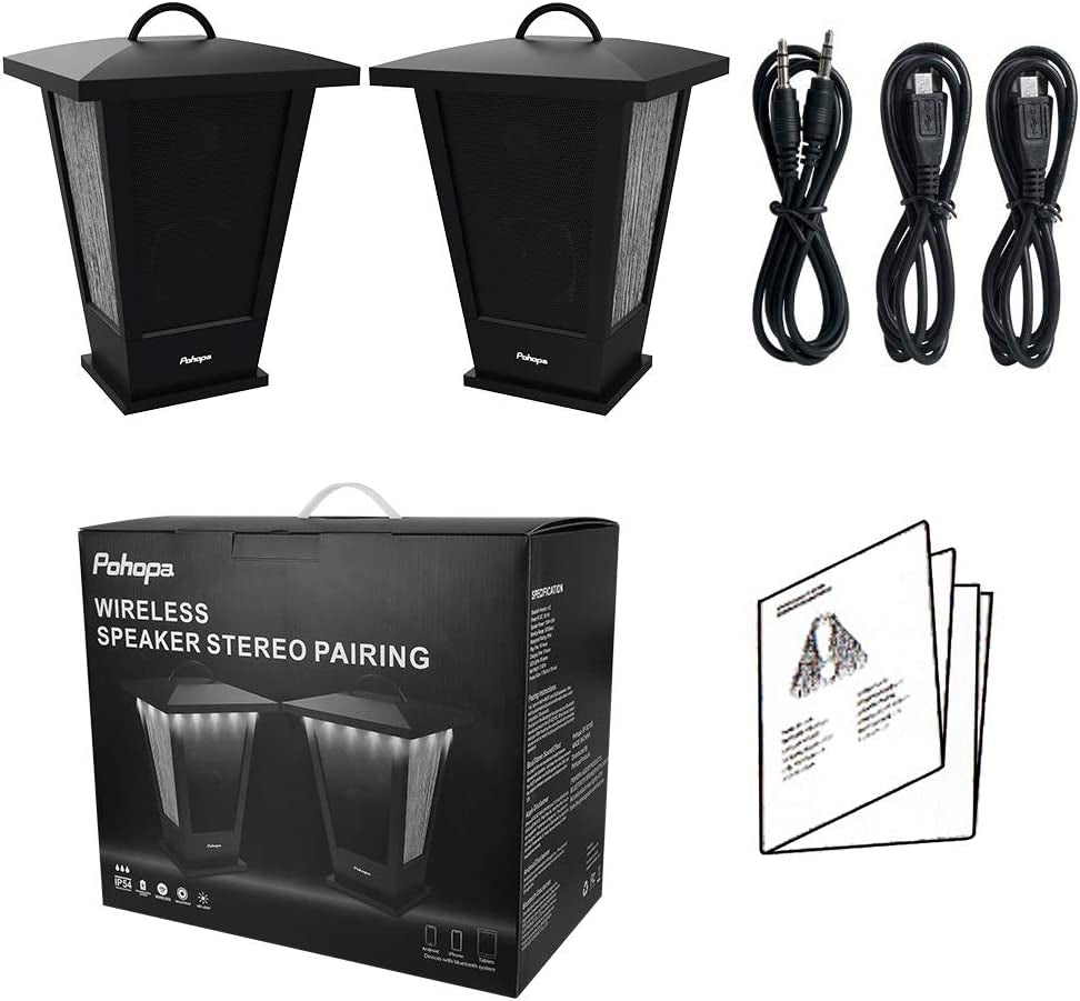 Bluetooth Speakers Waterproof, 2 Packs True Wireless