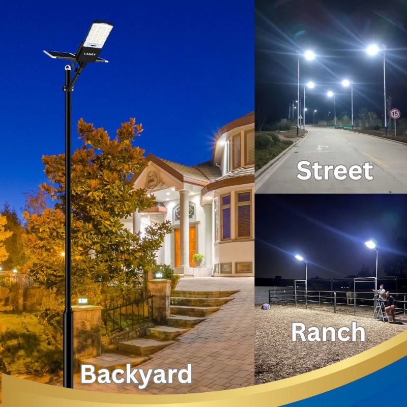 1800W solar street light with 20ft /16ft pole
