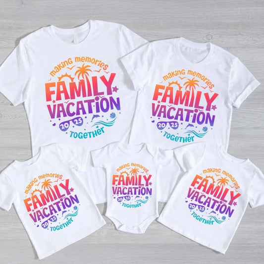Family Vacation 2025 Shirts