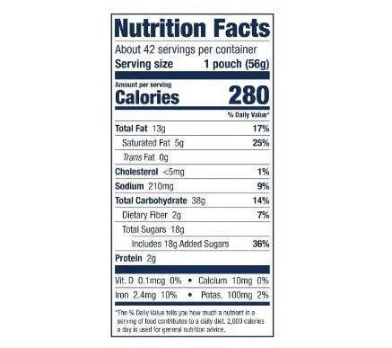 Famous Amos Chocolate Chip Cookies 2 oz, 42 Pack