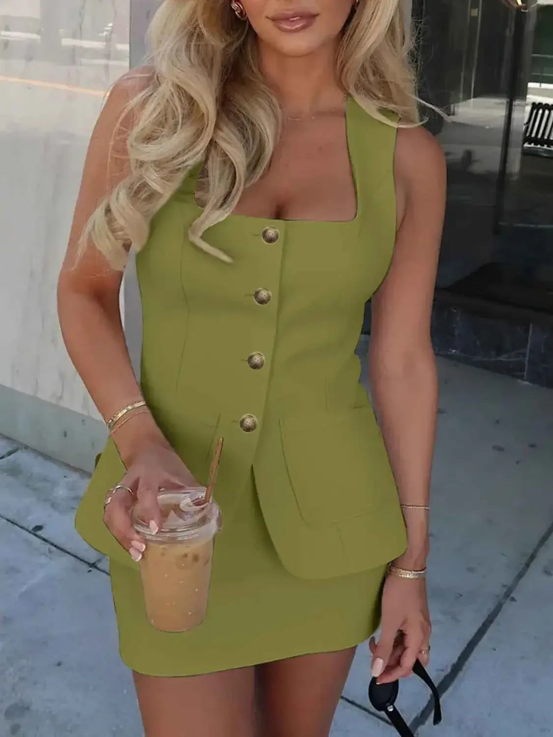 Tank and Skirt Set for Modern Women