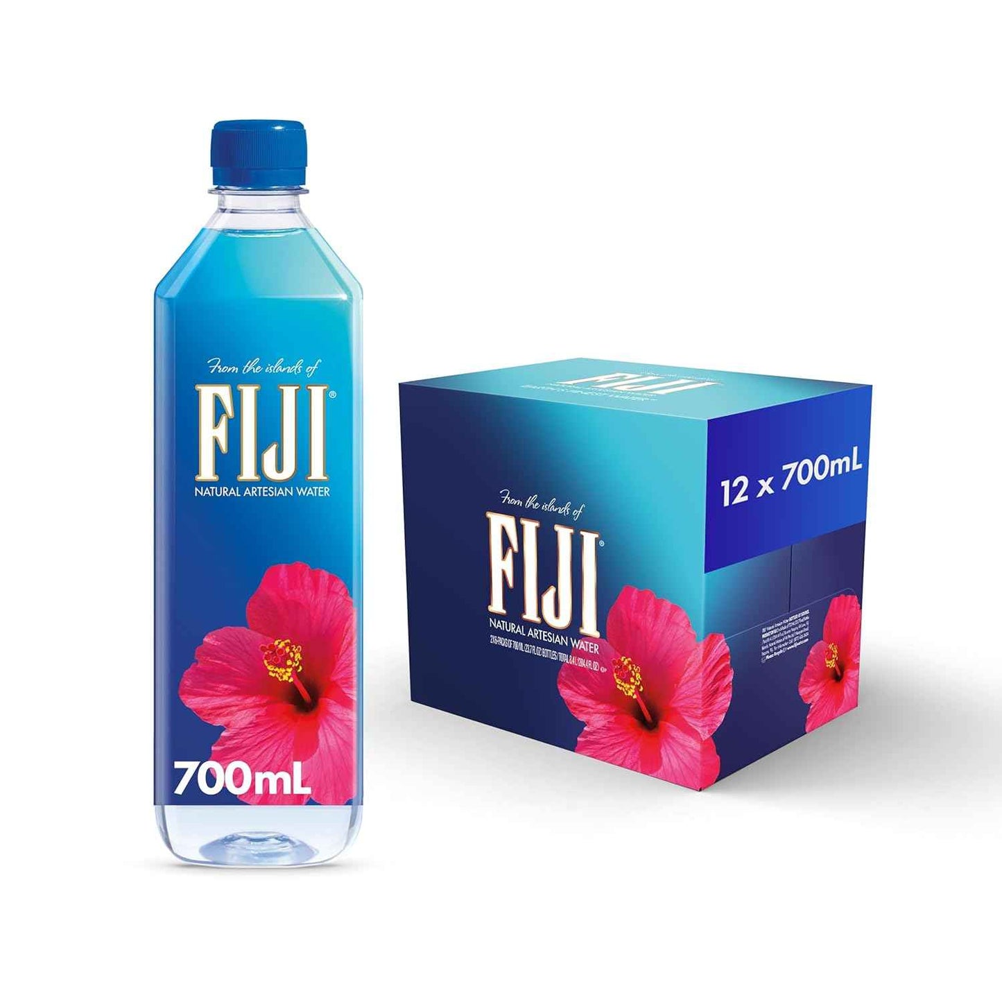 FIJI Natural Artesian Bottled Water 330mL / 11.15 Fl Ounce (Pack of 24) - 100% Natural Electrolytes - NEW