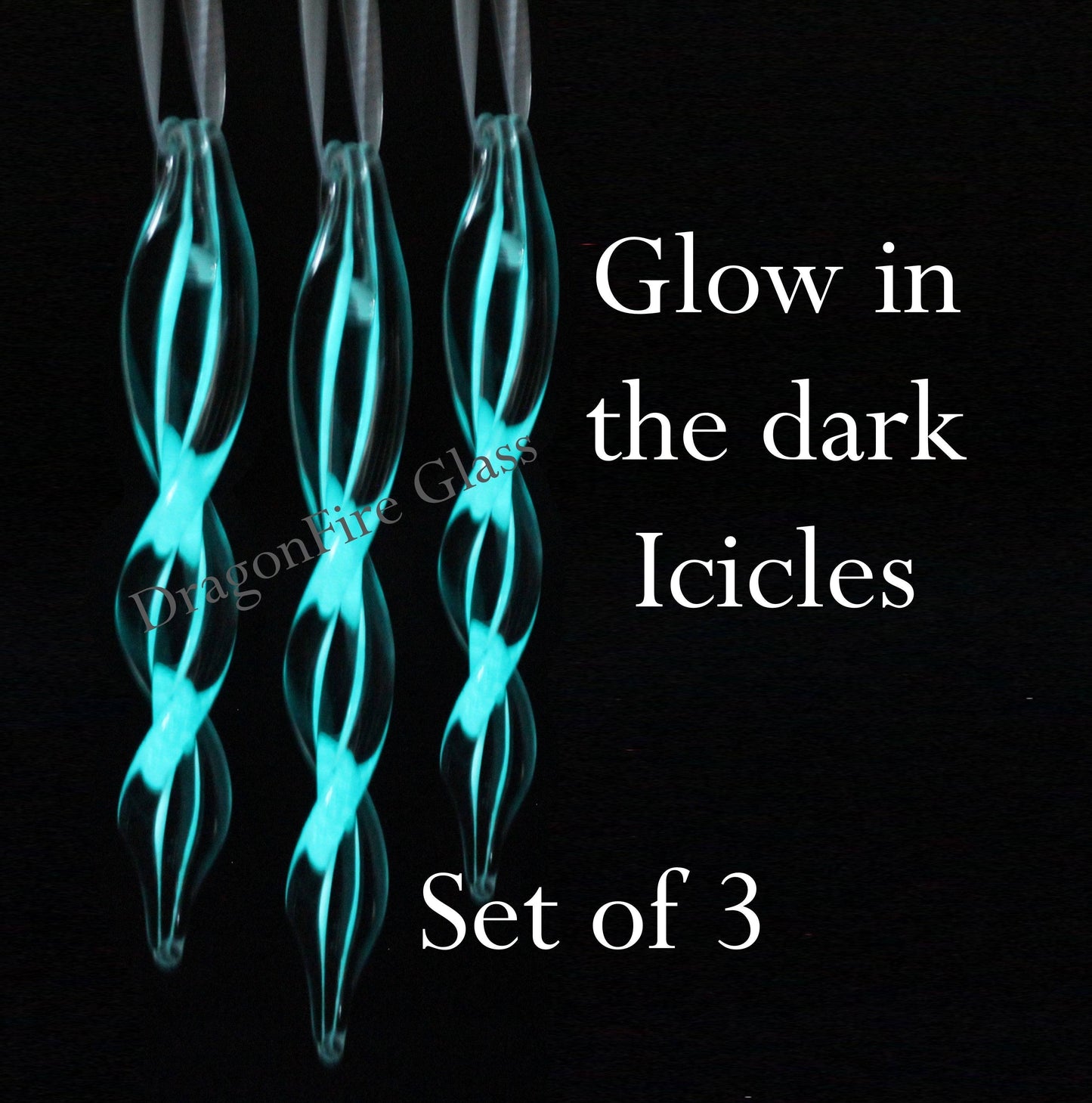 Glow in the Dark Christmas Tree Ornaments