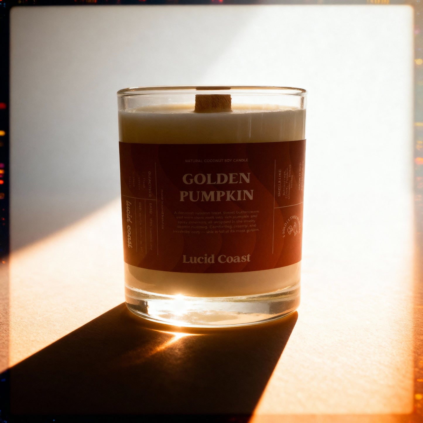 Golden Pumpkin Massage Candle
