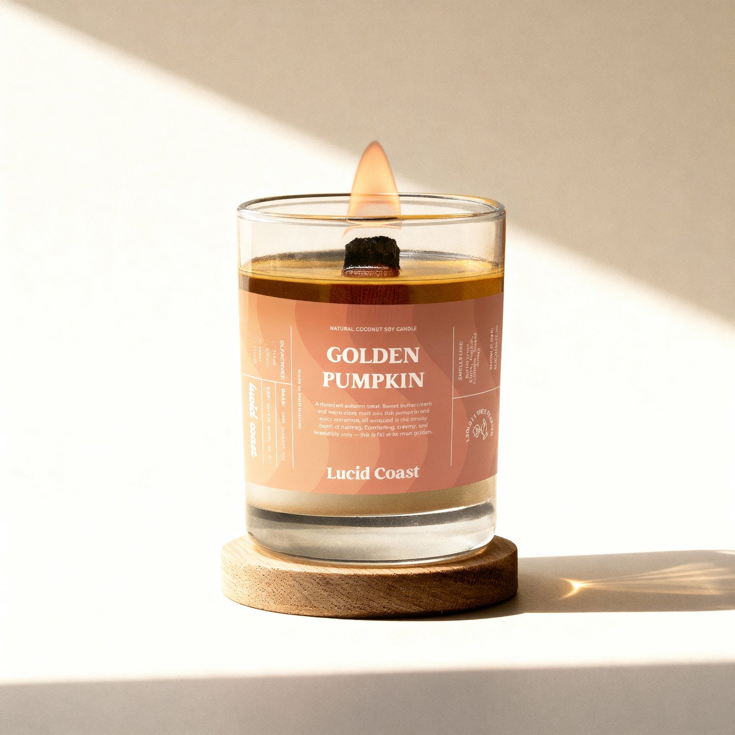 Golden Pumpkin Massage Candle