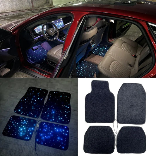 Luminous LED Fiber Optic Car Mats