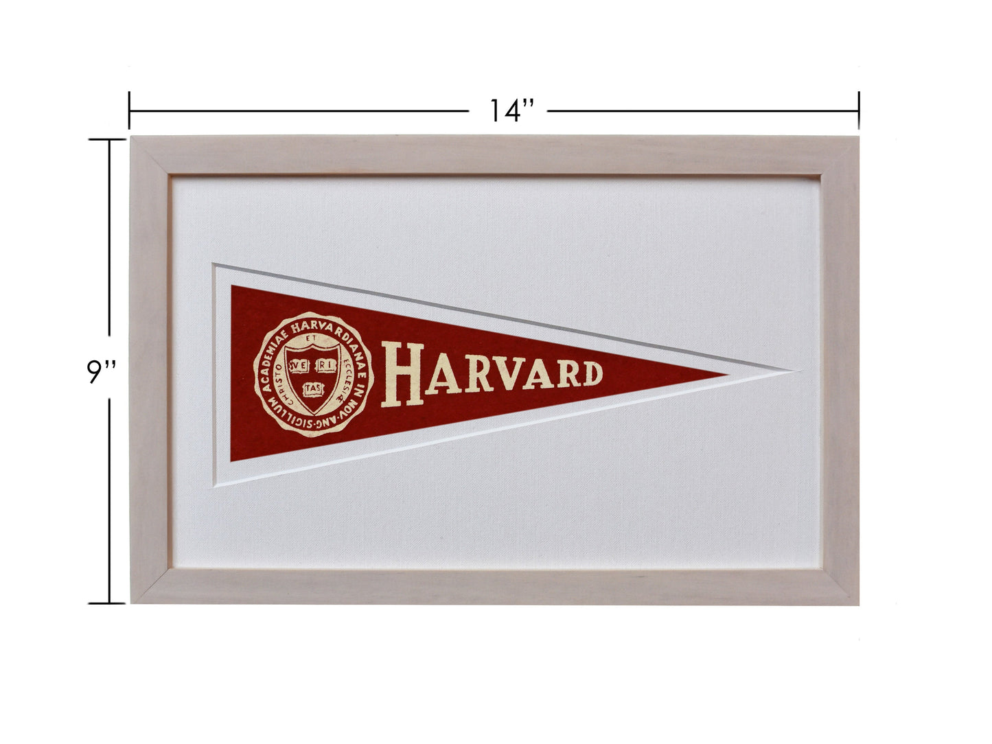Vintage Harvard University Hormel Pennant