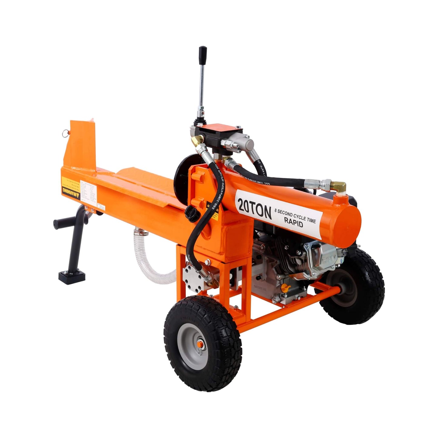 Heavy-Duty 20-Ton 7HP Portable Log Splitter