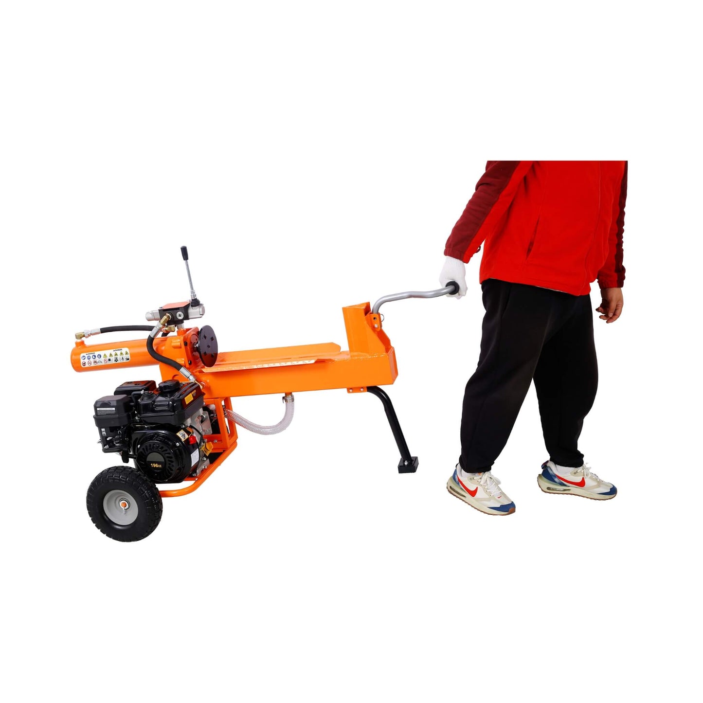 Heavy-Duty 20-Ton 7HP Portable Log Splitter