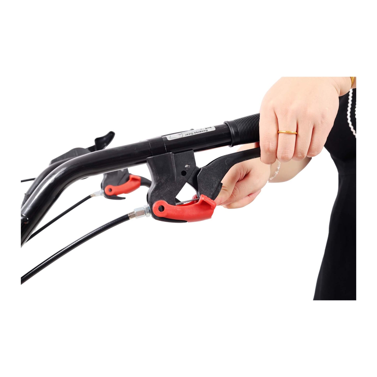 Heavy Duty 7HP 212CC Rear Tine Power Tiller Gas Engine Garden Cultivator, 20 Inch (SAK83179)