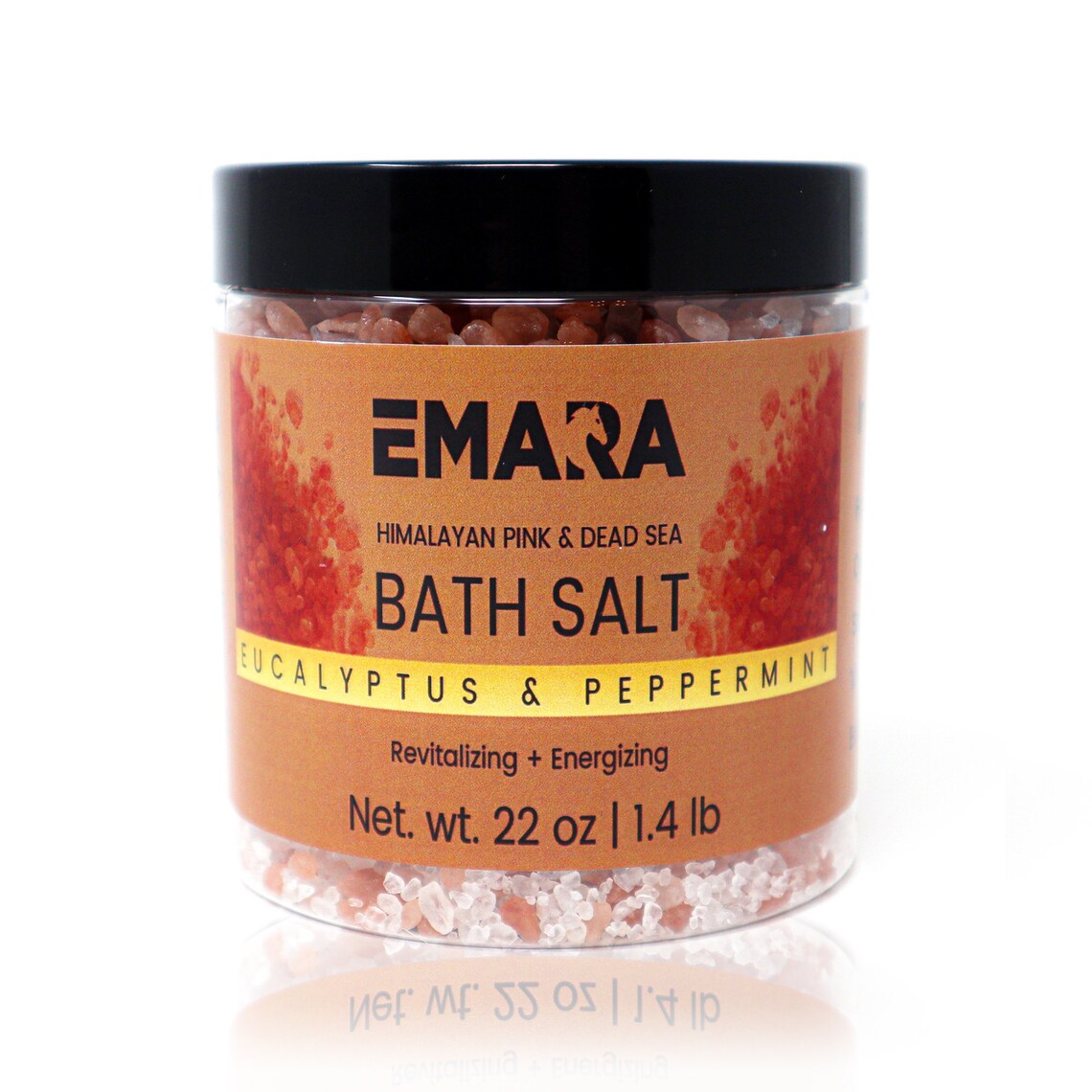 5 Bath Salt Spa Gift Set - Luxury Himalayan Pink and Dead Sea Salt Bath Soak