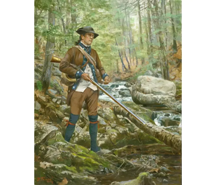 Crockett's Western Battalion, Virginia State Forces, 1780-1781 - Canvas Giclee
